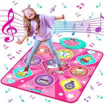 Dance Mat Kusntin Unicorn Dance Mixer Rhythm Step Play Mat Pink Dance Mat Kusntin Unicorn Dance Mixer Rhythm Step Play Mat Pink