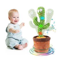 Dancing Cactus Toy MidnightSinging Bluetooth com 120 músicas