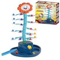 Dancing Flower Jogo de Equilíbrio e Coordenação Motora Brinquedo Infantil DM Toys DMT7166