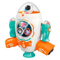Dancing Foguete Space Astronauta Dançarino Musical Infantil Com Sons Luzes E Movimento Dm Toys
