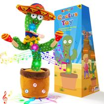 Dancing Talking Cactus Toy Ayeboovi Sunny Cactus com 120 músicas