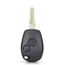 Dandkey carcaça de chave remota, para renault duster clio dacia 3 twingo logan sandero modus, para nissan 2 botões, capa de chave de alarme de carro - Dandkey Store