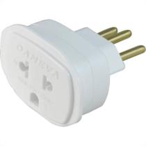 Daneva Pino Ad.2P+T Branco 10A 1661 - Kit C/12 Pc