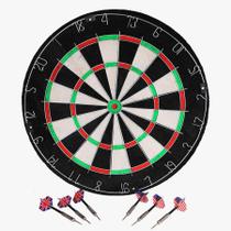 Dardo Alvo Sisal Dart Game Com 6 Dardos - Jogo