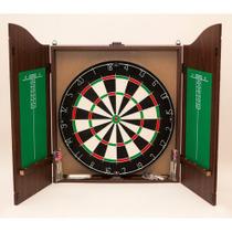 Dardos Alvo Sisal Oficial 6 Dardos Gabinete Armário Profis.
