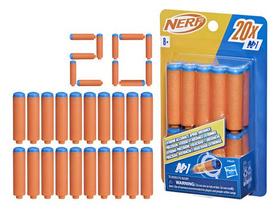 Dardos De Borracha Hasbro F8640 - 20 Unidades