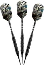 Dardos de ponta macia Viper Black Magic 18g com serrilha média Dardos de ponta macia Viper Black Magic 18g com serrilha média