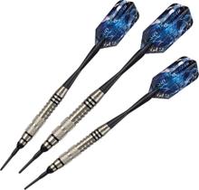 Dardos de ponta macia Viper Silver Thunder 18 g com 2 faixas serrilhadas Dardos de ponta macia Viper Silver Thunder 18 g com 2 faixas serrilhadas