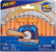 Dardos Nerf Accustrike Refil C/ 12 Dardos CO162 - Hasbro Dardos Nerf Accustrike Refil C/ 12 Dardos CO162 - Hasbro