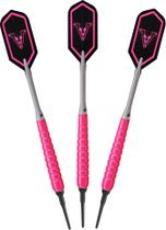 Dardos Soft Tip Viper V Glo Pink/Grey 18g para dardos eletrônicos Dardos Soft Tip Viper V Glo Pink/Grey 18g para dardos eletrônicos