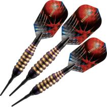 Dardos Viper Atomic Bee Soft Tip Purple 16g com acessórios