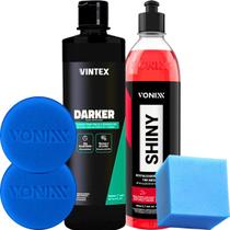 Darker E Shiny 500ml Pneu Com Brilho Intenso Proteção Vonixx