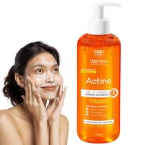 Darrow Actine Gel de Limpeza Vitamina C 400G Pele Oleosa Mista Acneica Sabonete Liquido Facial