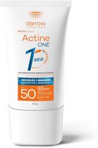 Darrow Actine One Protetor Solar Facial Sem Cor FPS50 40g Oil Control, Alta Proteção UVA/UVB e Toque Seco