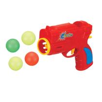 Dart Ball Pistola Lançadora c/ 4 Bolas Brinquedo Infantil
