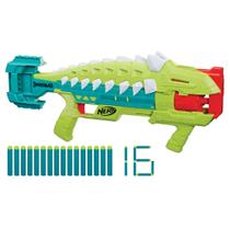 Dart Blaster Nerf DinoSquad Armorstrike com 16 dardos para crianças maiores de 8 anos