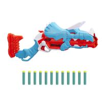 Dart Blaster Nerf DinoSquad Tricera-Blast com 12 dardos