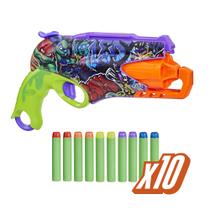 Dart Blaster Nerf Teenage Mutant Ninja Turtles com 10 dardos