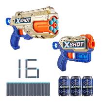 Dart Blaster X-Shot Excel Royale Reflex 6 Dourado - Edição Limitada