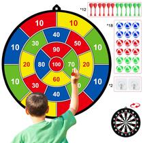 Dart Board Mareisa 29" frente e verso com bolas adesivas e dardos Dart Board Mareisa 29" frente e verso com bolas adesivas e dardos