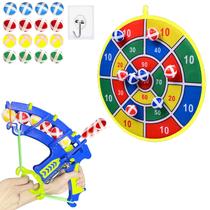 Dart Board QuRender de 29 polegadas com lançador de arco e flecha e 20 bolas Dart Board QuRender de 29 polegadas com lançador de arco e flecha e 20 bolas