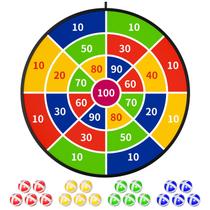 Dart Board TEMI 29 Large para crianças com 20 bolas adesivas