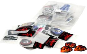 Dart Flights Viper Sorted 2D Glitter 50 conjuntos padrão de 150 unidades