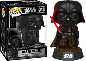 Darth Vader Star Wars Funko Pop! 343 - (Com Luz e Som)