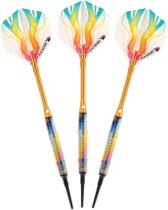 Darts Elkadart Shark Fin Rainbow 90 Tungsten 16g com estojo