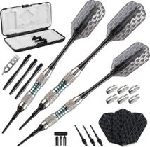 Darts Viper Bobcat, peso ajustável, ponta macia, 16-18 g com estojo