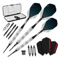 Darts Viper Diamond 90% tungstênio, ponta macia, 16 g com estojo Darts Viper Diamond 90% tungstênio, ponta macia, 16 g com estojo