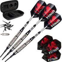 Darts Viper Pitbull 90 Tungsten Soft Tip 18 g com estojo Darts Viper Pitbull 90 Tungsten Soft Tip 18 g com estojo
