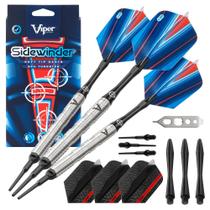 Darts Viper Sidewinder 80% tungstênio, ponta macia, 18 g, prata Darts Viper Sidewinder 80% tungstênio, ponta macia, 18 g, prata