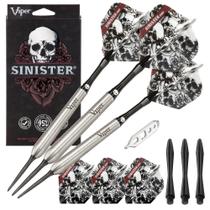 Darts Viper Sinister 95% com ponta de aço tungstênio 25g de prata Darts Viper Sinister 95% com ponta de aço tungstênio 25g de prata