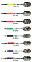 Darts Viper Sure Grip Soft Tip 18 g preto niquelado banhado a prata