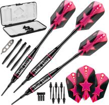 Darts Viper Vanity Soft Tip Dart Diva 16g com estojo Darts Viper Vanity Soft Tip Dart Diva 16g com estojo