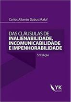 Das claúsulas de inalienabilidade, incomunicabilidade e impenhorabilidade - 2018 Das claúsulas de inalienabilidade, incomunicabilidade e impenhorabilidade - 2018
