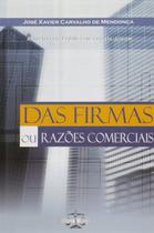 Das Firmas Ou Razões Comerciais paperback José Xavier Carvalho de Mendonç