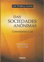 Das Sociedades Anônimas Comentários à Lei Vol. II