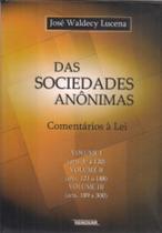 Das sociedades anônimas: comentários à lei