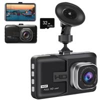 Dash Cam Baideluo 1080P Ultra Grande Angular HD com 32 GB de memória