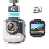 Dash Cam Cansonic UltraDash C1 com Cartão Micro SD de 64GB incluso