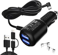 Dash Cam Charger Plozoe 2024 Carregador de carro USB-C atualizado