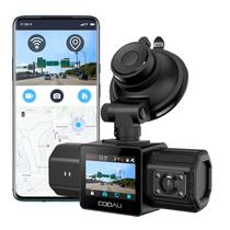 Dash Cam COOAU D20 Dual 2.5K + 1080P com GPS e WiFi Dash Cam COOAU D20 Dual 2.5K + 1080P com GPS e WiFi