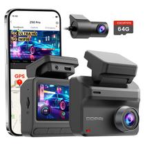 Dash Cam ddpai Z50 Pro 4K+1080P frontal e traseira com cartão de 64 GB