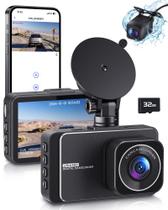 Dash Cam DELLFY 4K+2.5K Full HD - Câmeras Frontal e Traseira