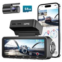 Dash Cam FOCUWAY 4K/2K - Frontal e Traseira - Gravação 30/60fps