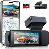 Dash Cam GKU D700 4K+1080P - Frontal e Traseira com GPS e WiFi