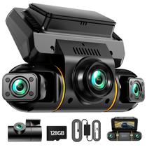 Dash Cam LAMTTO 4 Canais 1080p FHD 360° - Kit para Carros