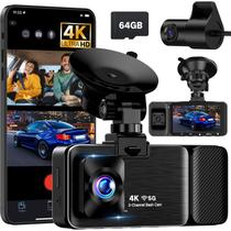 Dash Cam LECTRUS 4K frontal e traseira dentro de 3 canais K02 Pro